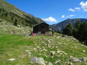 Mountain hut during the Freedom trail Pyrenees trek